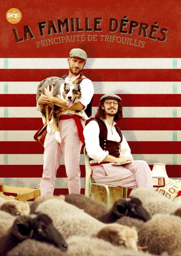 La Famille Déprés et les moutons d'Ouessant